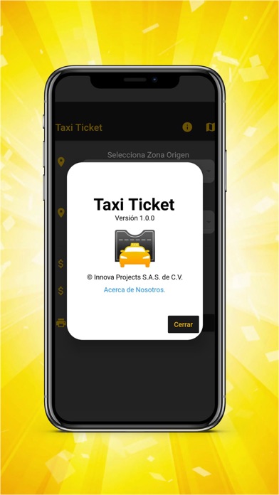 Taxi Ticket iPhone screenshot