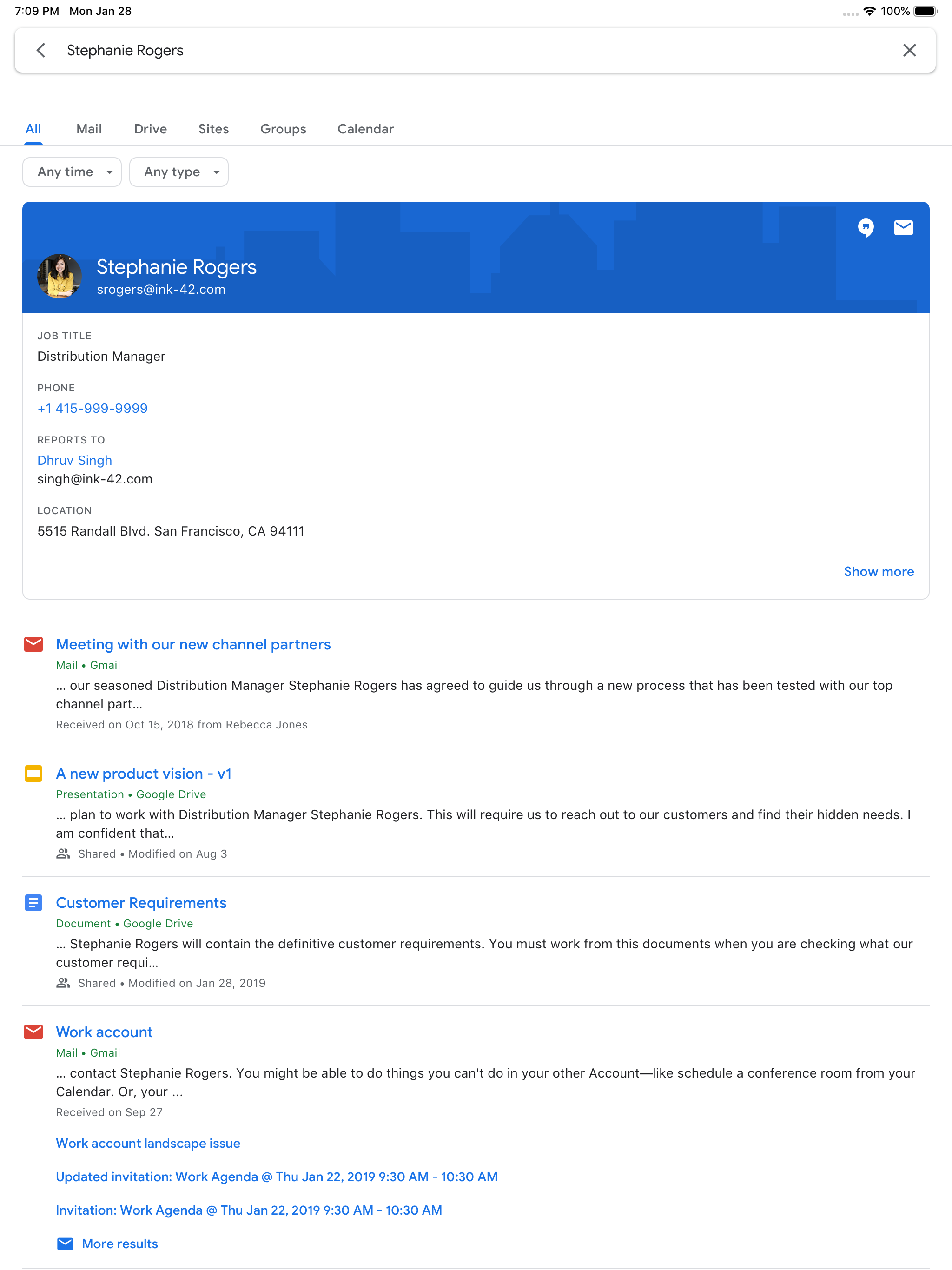 Google Cloud Search