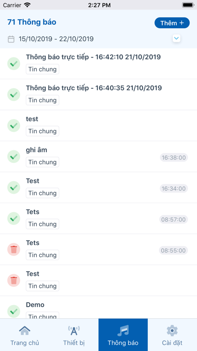 Quản lý Truyền Thông Screenshot