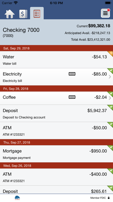 Lee Bank Mobile Business Screenshot