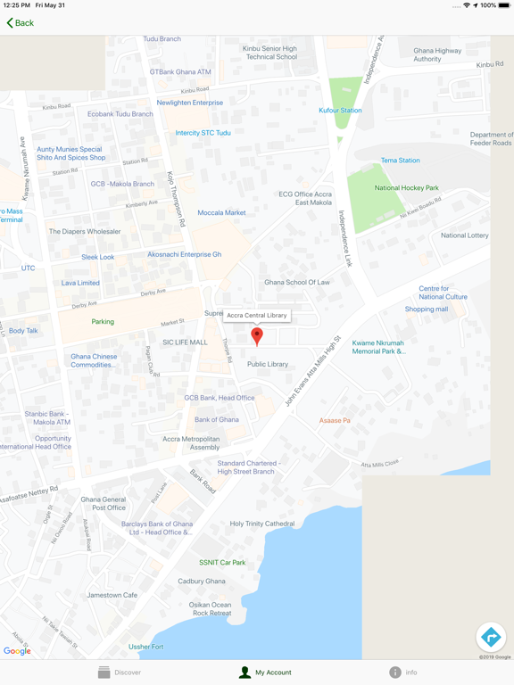 Ghana Library iPad screenshot 4 - Education app