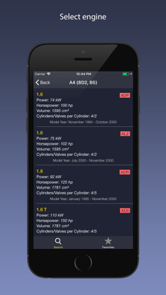 AutoParts for Audi cars screenshot 2