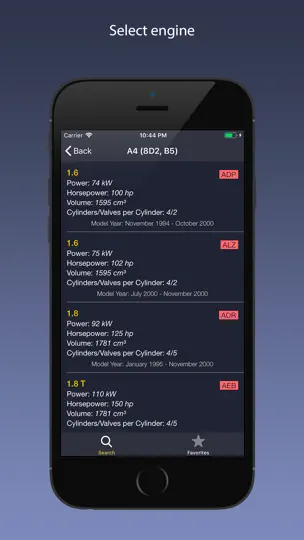 AutoParts For Audi Cars iPhone Ekran Görüntüsü 2