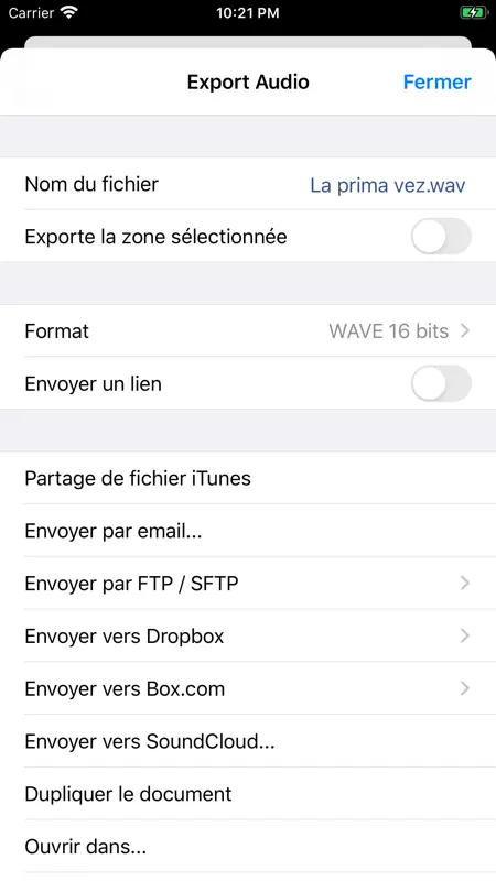 TwistedWave Éditeur Audio screenshot 3 of 3