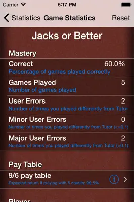 Game screenshot Video Poker Tutor hack