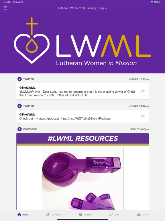 LWML iPad screenshot 2 - Lifestyle app