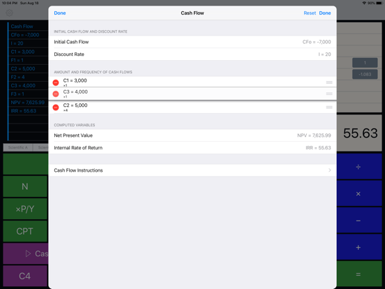 Financial Calculator+++ iPad screenshot 8 - Finance app