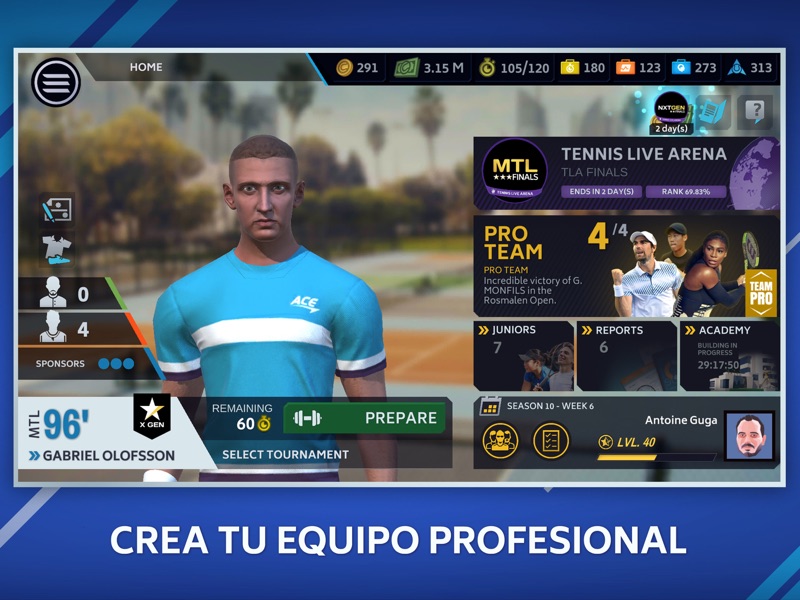 Tennis Manager Mobile screenshot 8