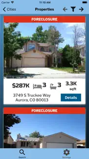 ushud foreclosure home search iphone screenshot 2