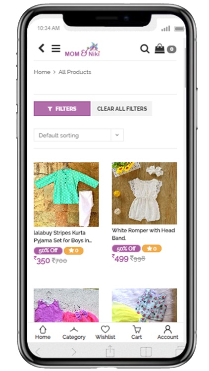 MOM and Niki Kids & Baby cloth