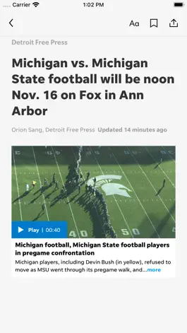 Game screenshot Michigan Sports Xtra apk
