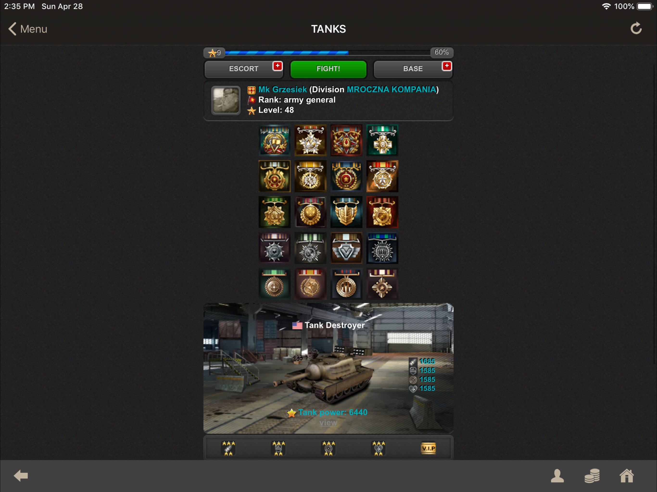TANKS war game