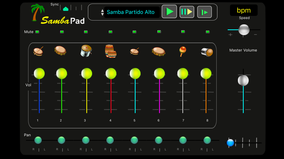 Samba Pad (iOS) Podle: Eduardo Sallada Samba Pad (iOS) Podle: Eduardo Sallada