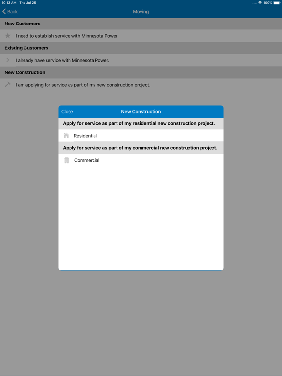 Minnesota Power iPad screenshot 8 - Utilities app