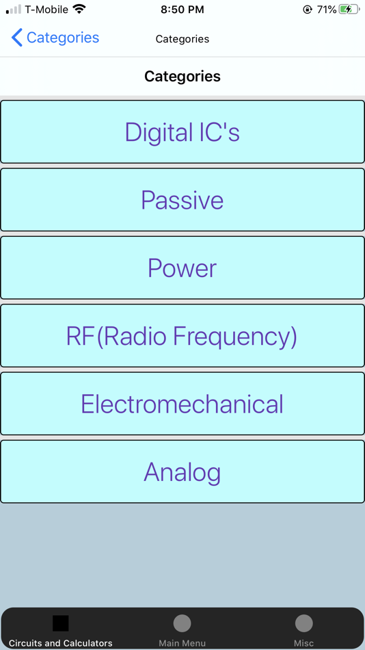 #7. Electronics Circuit Calculator (iOS) 作者: Mustafa Mohammed
