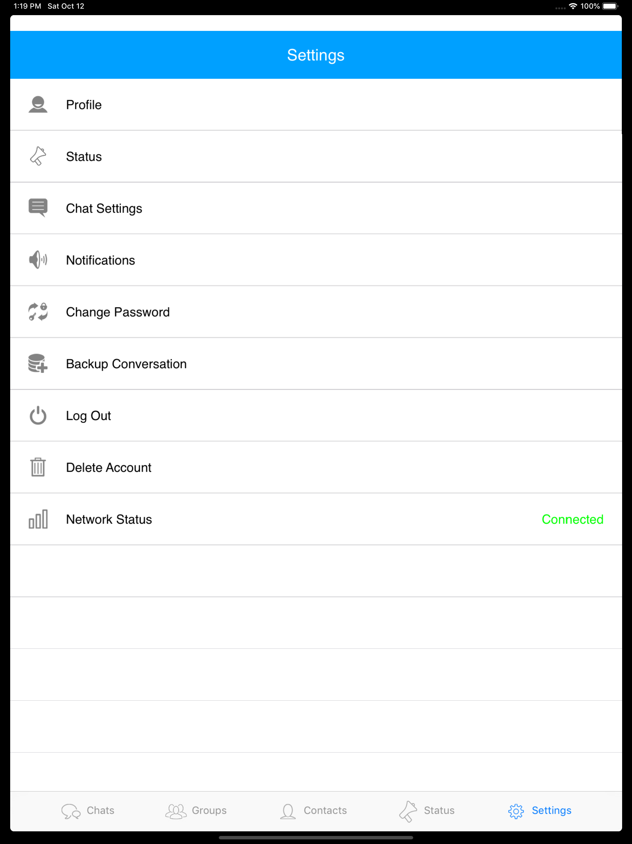 NiftyChat - Simple chat app screenshot 8
