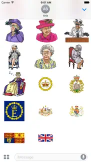 our queen elizabeth ii sticker iphone screenshot 3