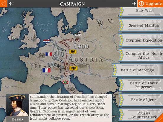 European War 4: Napoleon iPad app afbeelding 3
