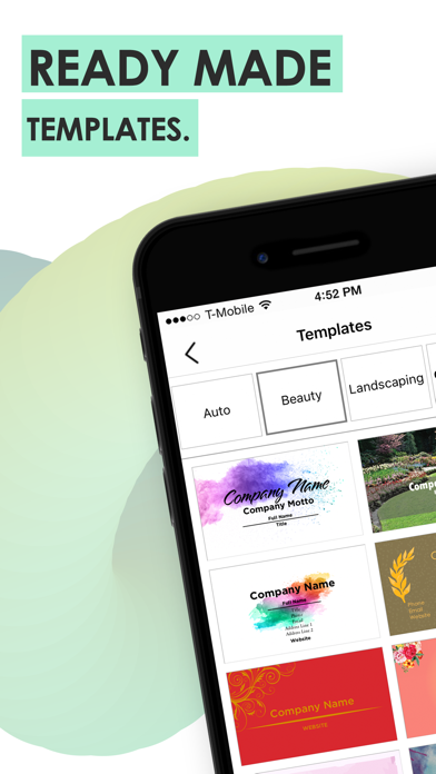 Screenshot #3 pour Business Card Maker & Printing