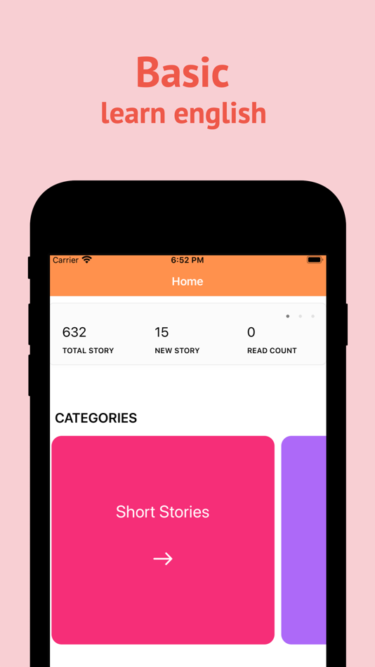 #3. English Reading Stories (iOS) De: Emrah Yurttutan