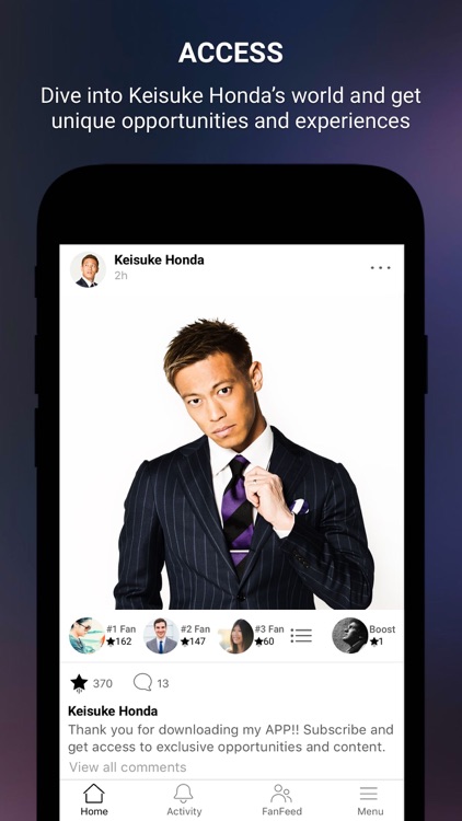 Keisuke Honda Official App