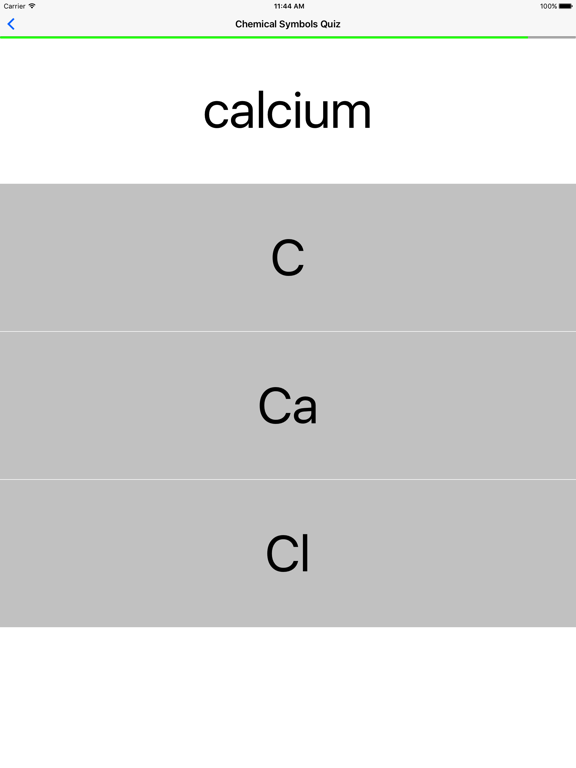 Chemical Symbols Quiz screenshot 4