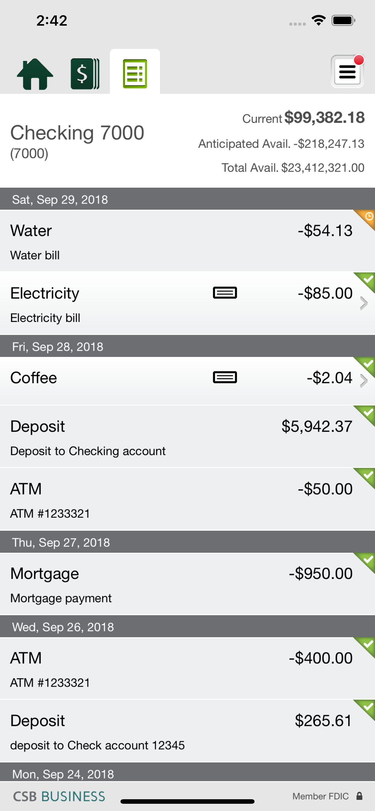 CSB Simple Banking – Business