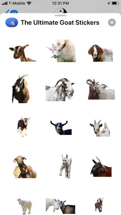 The Ultimate Goat Stickers