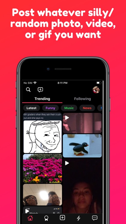 Mutuel: Share Posts For Fun