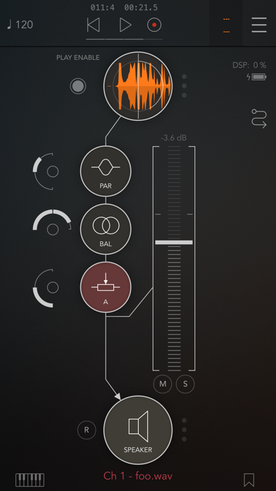 Screenshot AUM - Audio Mixer