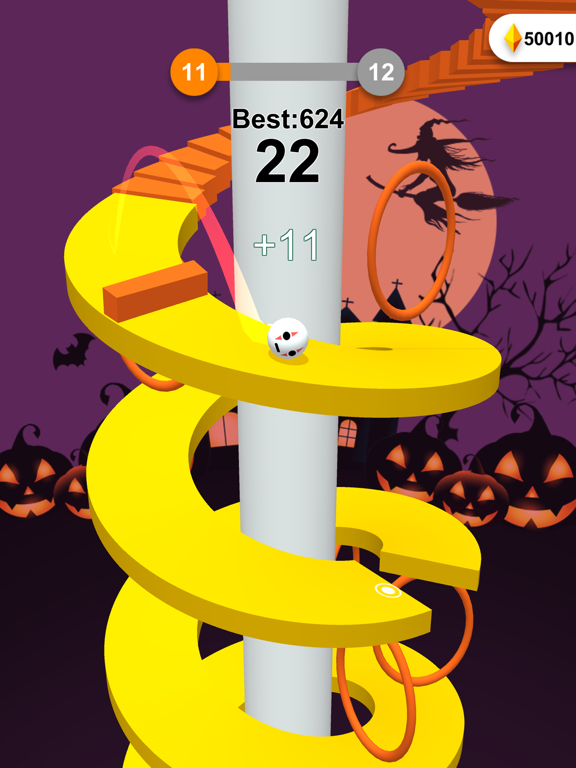 Screenshot #5 pour Jump Ball-Bounce On Tower Tile