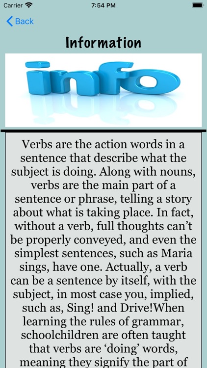 Verb In English