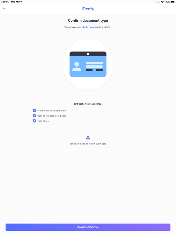 iDenfy Identity Verification