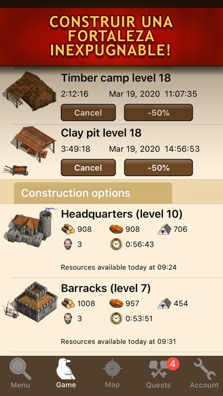 Guerras Tribales - Tribal Wars screenshot 2