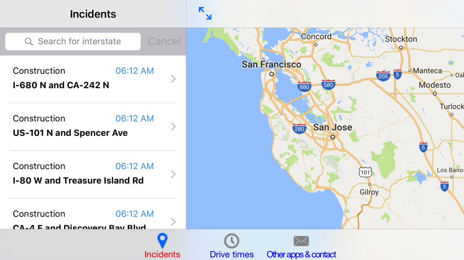 Bay Area Traffic Monitor - 4.6 - (iOS)