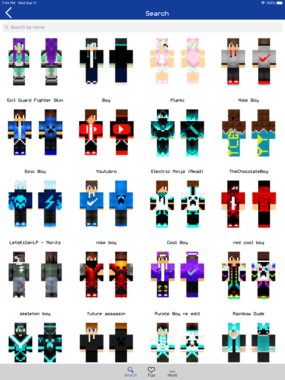 Screenshot #4 pour Boy Skins for Minecraft PE !