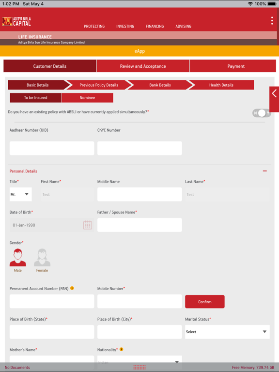 Screenshot #6 pour ABSLI mApp