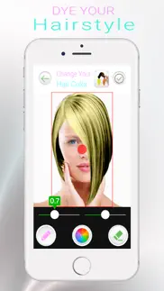 change your hair color iphone screenshot 4