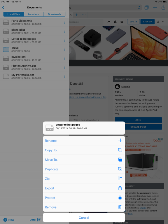 Screenshot #5 pour MoBro Browser & File Manager