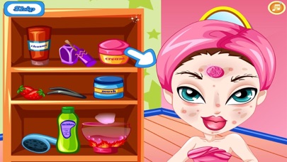Makeover facial bratz doll Screenshot