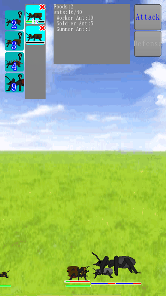 #3. Wars of The Ants (iOS) By: Daisuke Shinzato