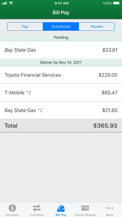 TVFCU Mobile Banking Screenshot