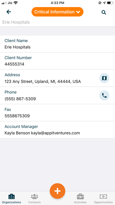 hc1 CRM iPhone screenshot 6 - Business app