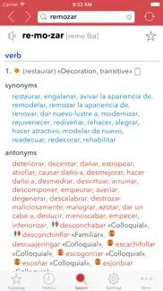spanish thesaurus iphone screenshot 4