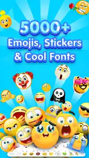 new emoji & fonts - rainbowkey iphone screenshot 1