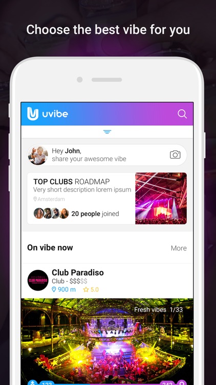 uVibe: Real Time City Guide