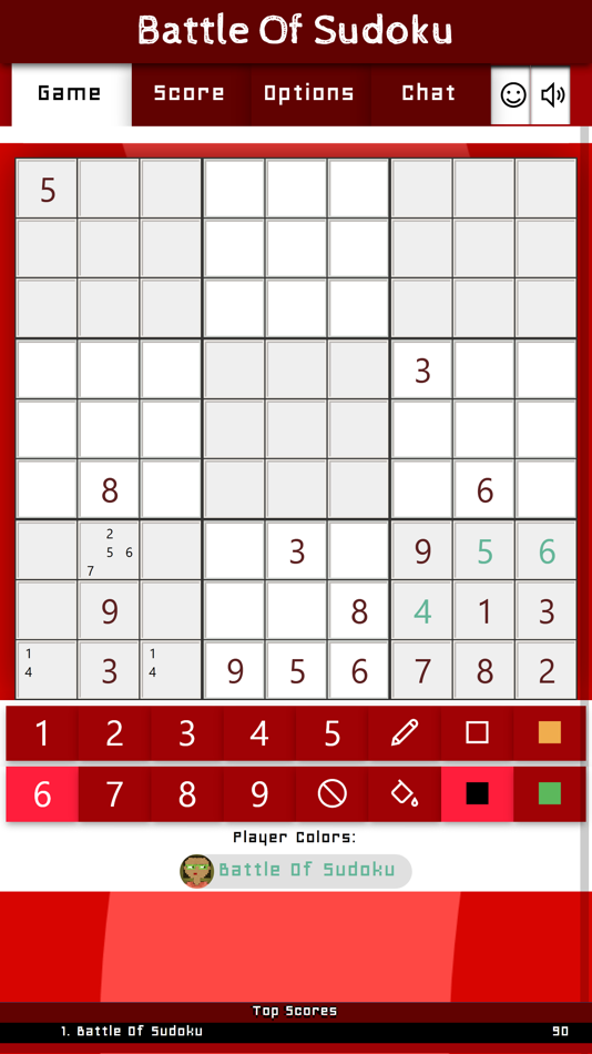 #7. Battle Of Sudoku (iOS) 由: Julien Moorrees