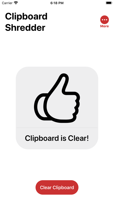 Clipboard Shredder Screenshot