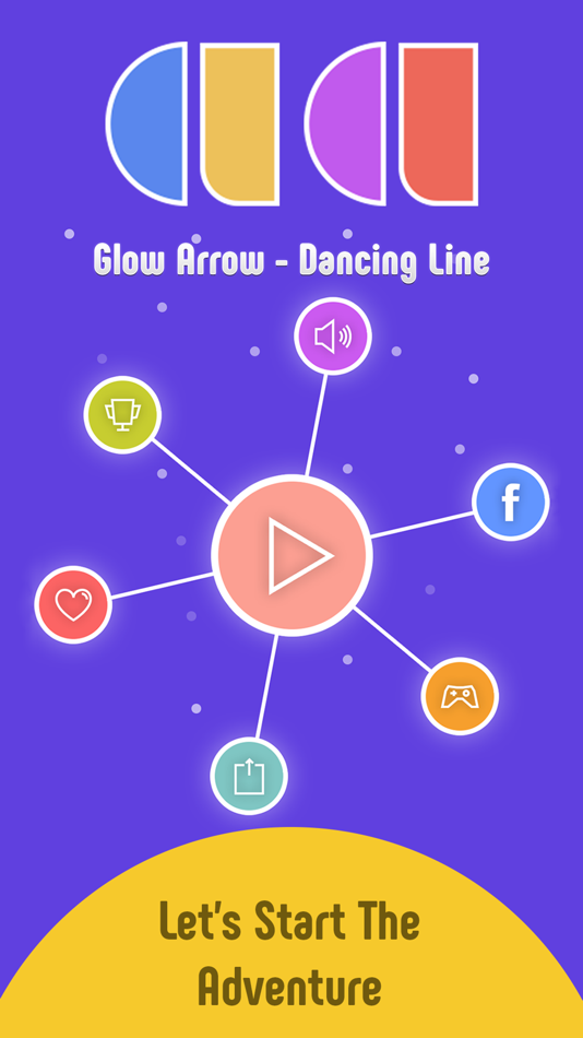 #5. AA Glow Arrow - Dancing Line (iOS) Podle: Shiv Technolabs Private Limited