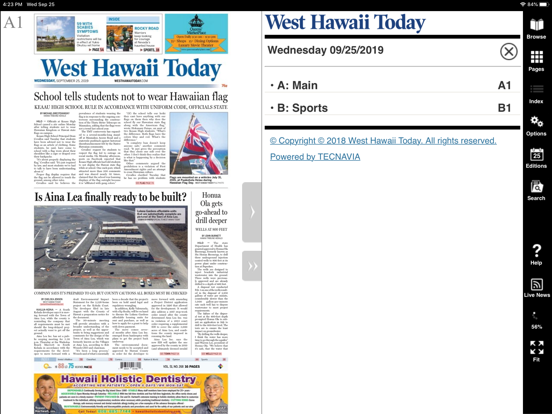 West Hawaii Today iPad screenshot 4 - News app